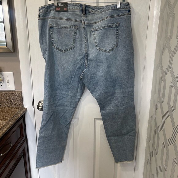 Torrid High-Rise Straight With Gold Sequins Size 20 Reg - Picture 7 of 8